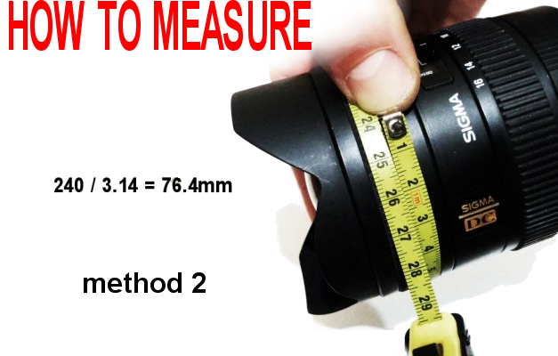 circumference measurement, mm